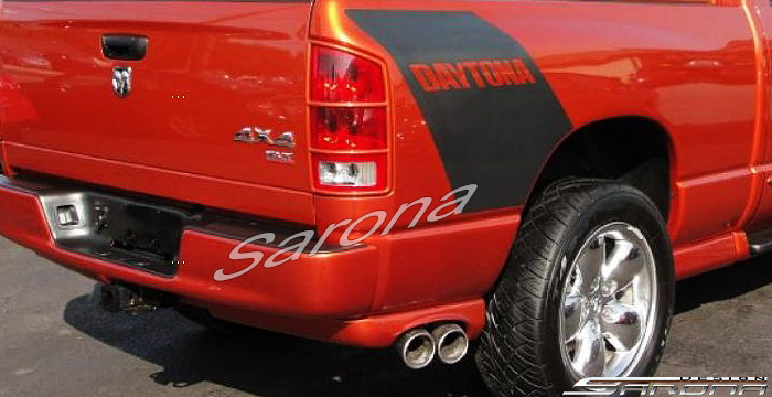 Custom Dodge Ram  Truck Rear Lip/Diffuser (2002 - 2008) - $490.00 (Part #DG-017-RA)